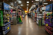 Aisles of the Happy Valley Fred Meyer store on Thurs., March 14, 2024.