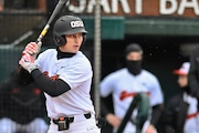 Oregon State’s Elijah Hainline belted two home runs Friday night, helping the Beavers complete a 7-5 come-from-behind win over the Utah Utes in Salt Lake City.