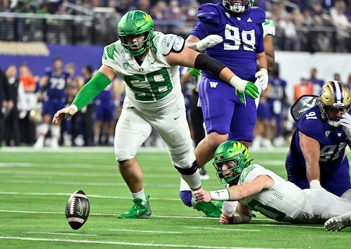 NFL Draft 2024: Former Oregon Ducks star Jackson Powers-Johnson projected to go to the Miami Dolphins at No. 21