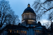 The Washington state Capitol building is pictured, Tuesday, Jan. 9, 2024, in Olympia, Wash. (AP Photo/Lindsey Wasson)