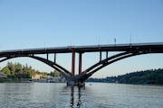 Sellwood Bridge in Portland on September 14, 2023.