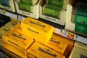 Tillamook cheese in the dairy department of he Happy Valley Fred Meyer store on Thurs., March 14, 2024.