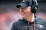Oregon State Trent Bray has been the Beavers' head coach for 10 weeks.