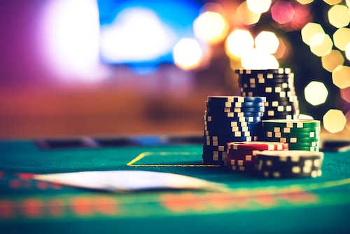 Stock photo of casino chips