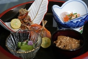 Nodoguro’s hassun, or tray of mini bites, is part of a multi-course menu at one of Portland's best restaurants.