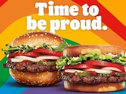 Burger King debuted its "Pride Whooper" in Austria in recognition of "Pride Month." (Instagram)