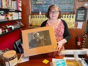 Among the auction items provided for the Rose City Book Pub fundraiser auction is a photo of Oregon author Ken Kesey.